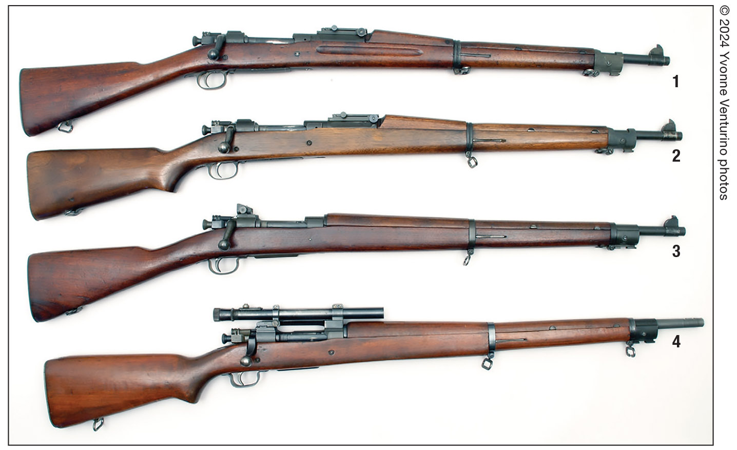 These Model 1903s include: (1) Model 1903, (2) Model 1903A1, (3) Model 1903A3 and (4) Model 1903A4.